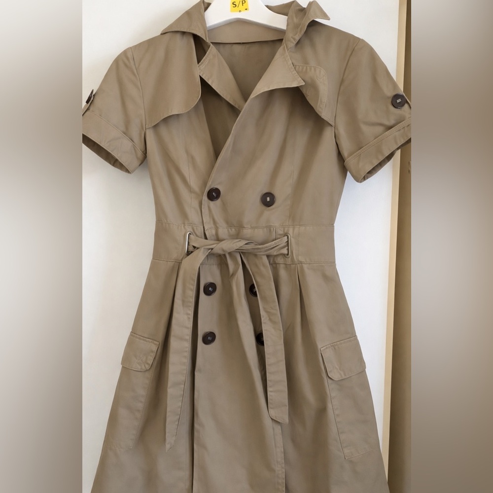 Zara trench style dress